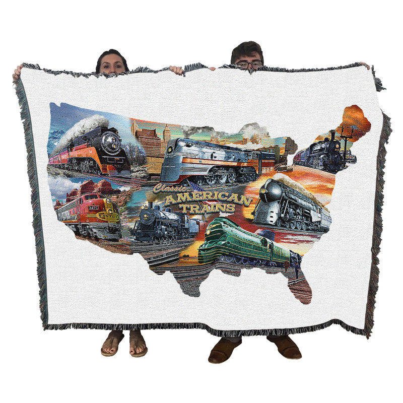Couverture Pure Country Weavers Spitfire Dog Fight par Larry Grossman - Jeté en tapisserie cadeau tissé en coton - Fabriqué aux États-Unis (72x54)