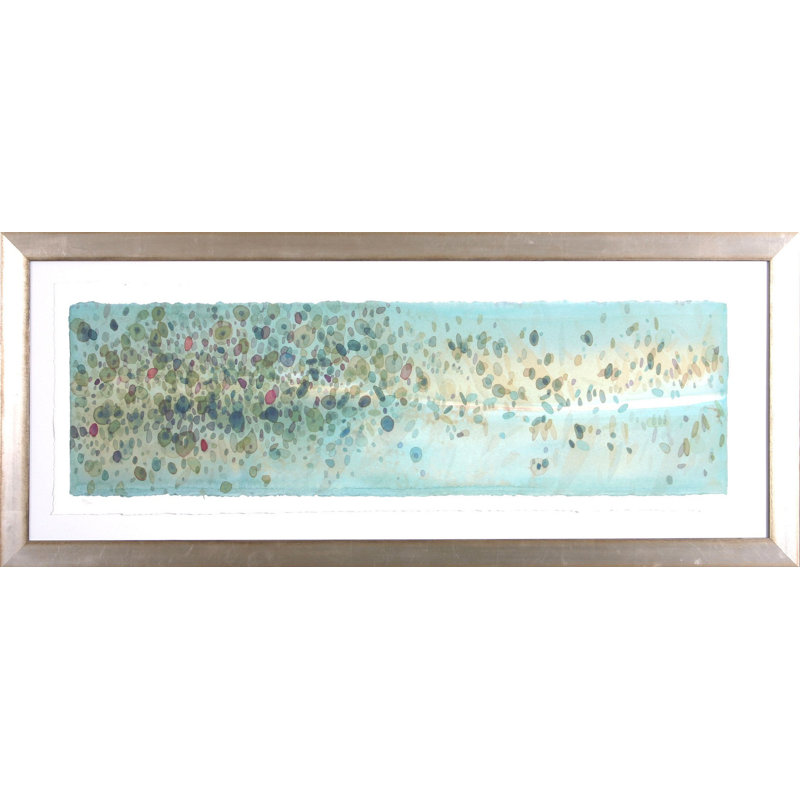 « turquoise de salutation 3 », reproduction encadrée