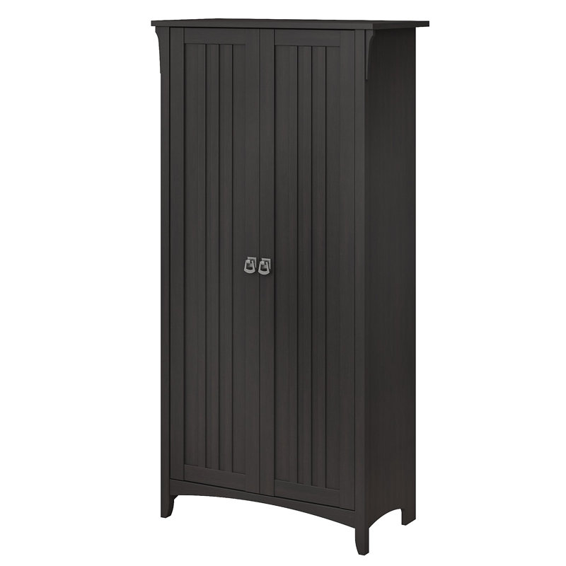 Pernell Bathroom Cabinet, Vintage Black