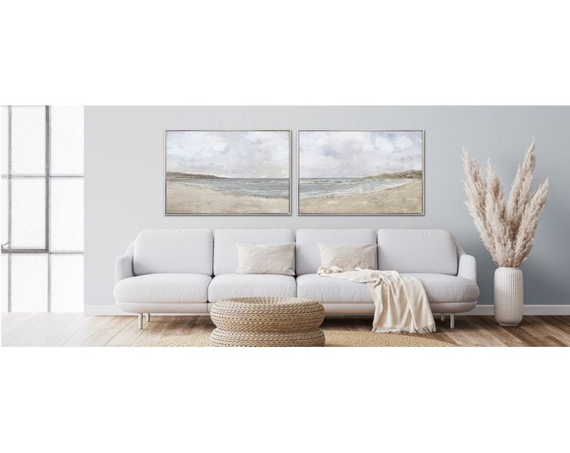Quiet Coastline II Canvas Wall Art