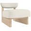 Fauteuil d'appoint en cuir Vetra Lystra-121555200-121555203