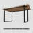 59'' Modern Industrial Rectangular Dining Table