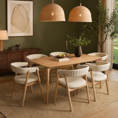 Ensemble de table de salle à manger Dunleavy Norwood Haven 7 pièces