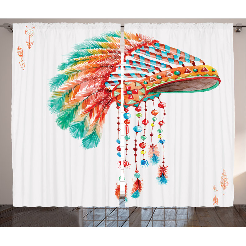 Semi Sheer Curtain Pair, 54" W x 96" L