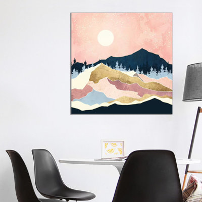 Coral Sunset - impression d'art graphique
