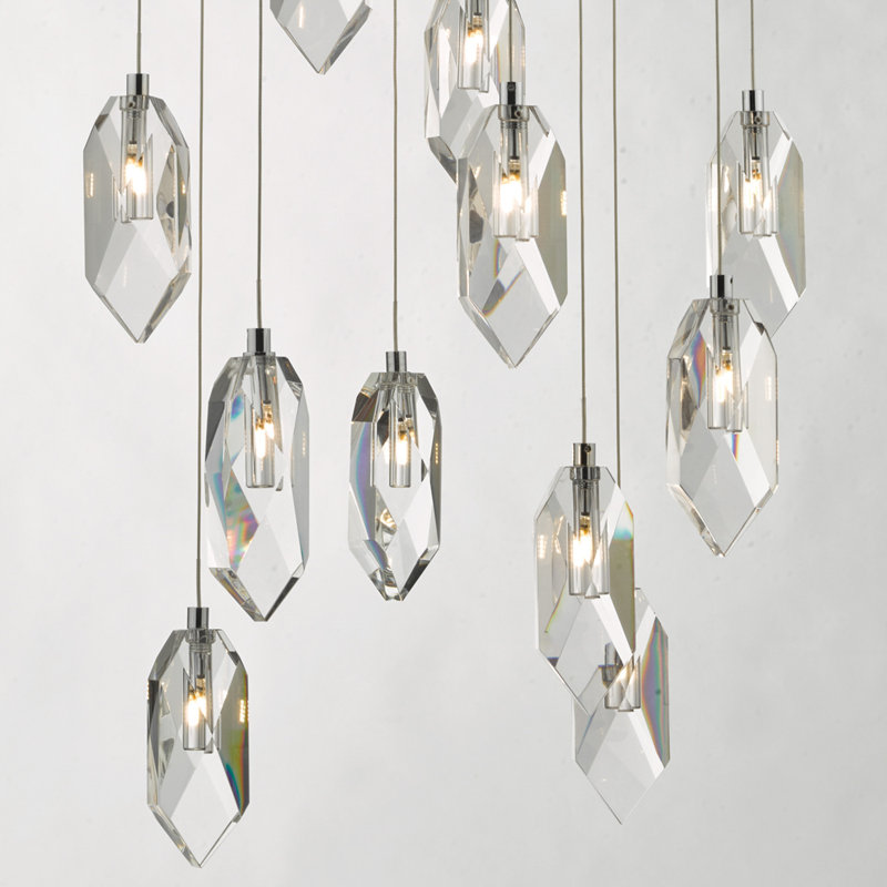 Azariel 12 - Light Crystal Pendant