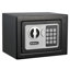 Stalwart Digital Security Box - Compact Steel Combination Lock Box with Electronic Keypad - Portable Money Safe for Cash Savings or Jewelry