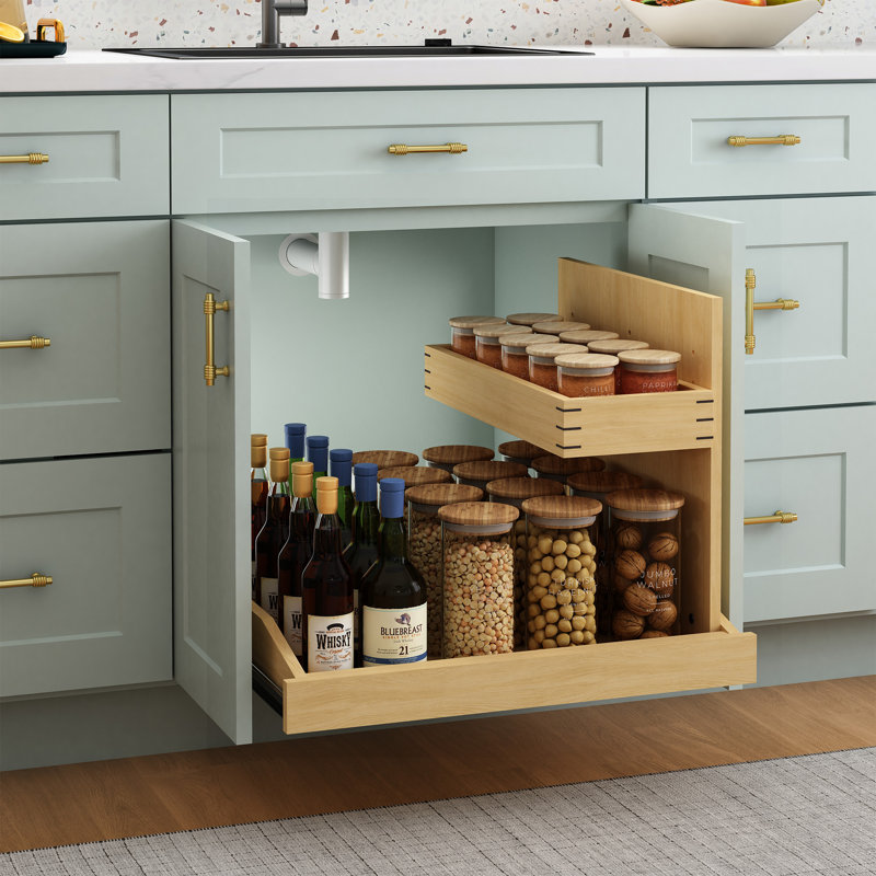 2-Tier Right Cabinet Pull-out Under-sink Organizer