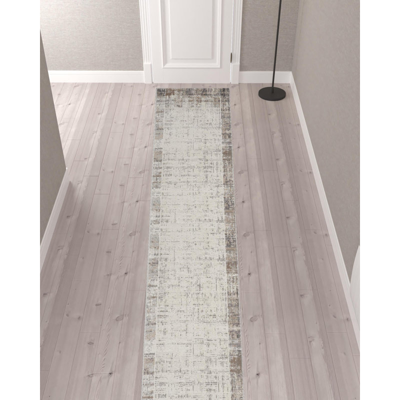 Adriao Geometric Indoor Rug, Runner 2'2" x 18'