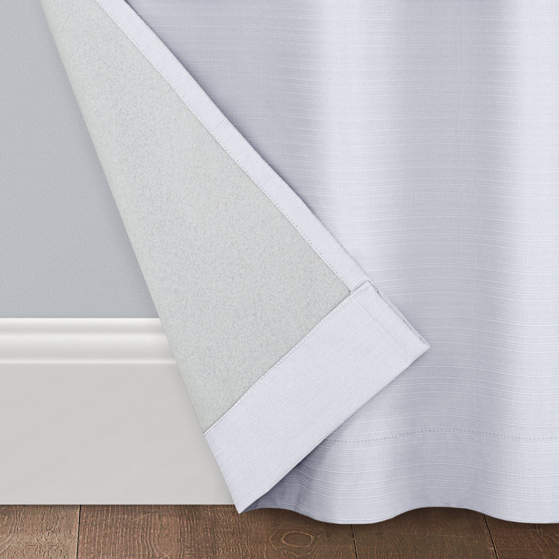 Talisa Curtain Pair, White, 37" W x 84" L