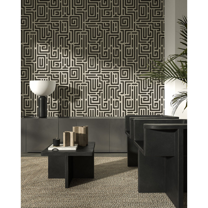 Diallo - Linen Wallpaper by Sabrina Yvonne