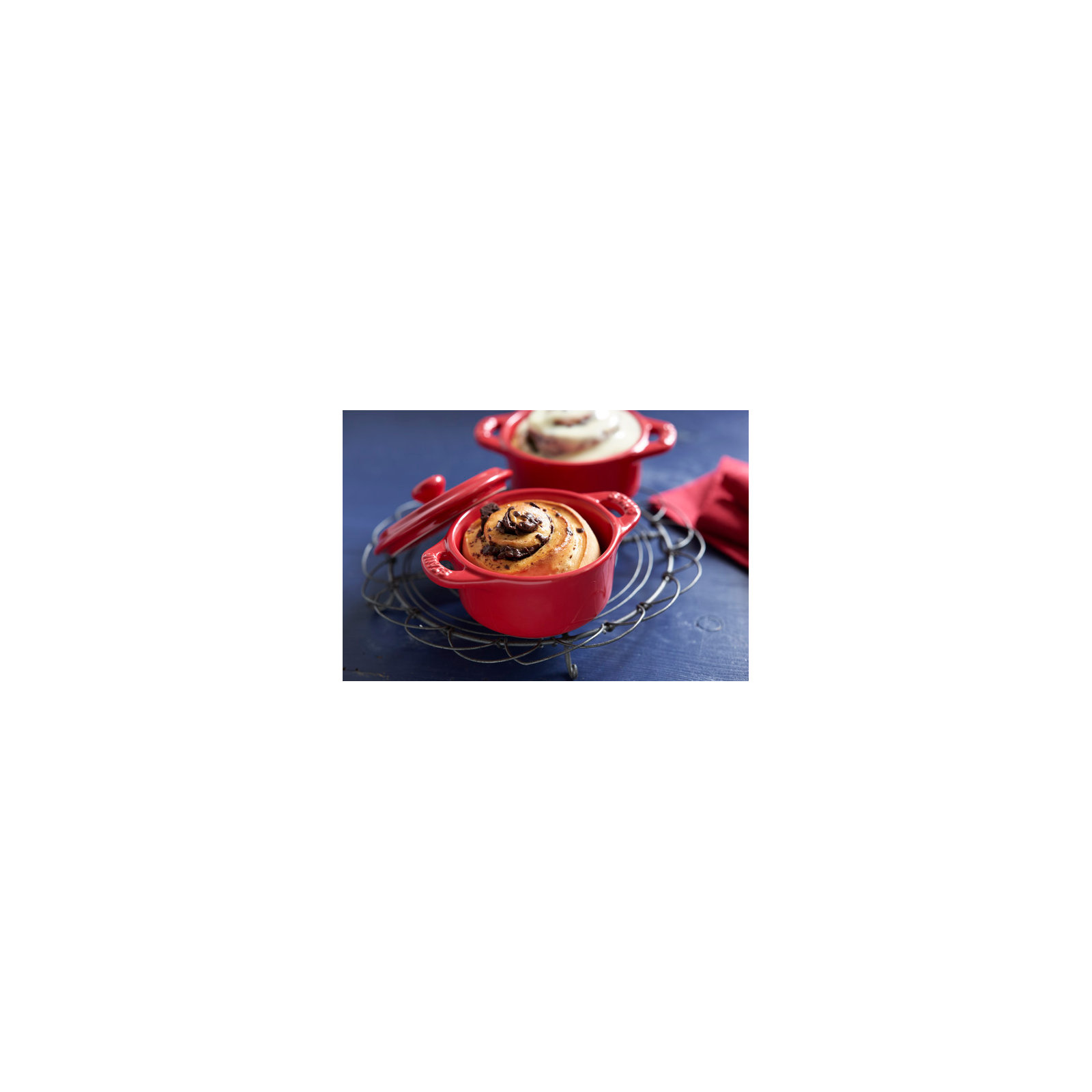 Staub Ceramic Mini Round Cocotte - test, Cherry