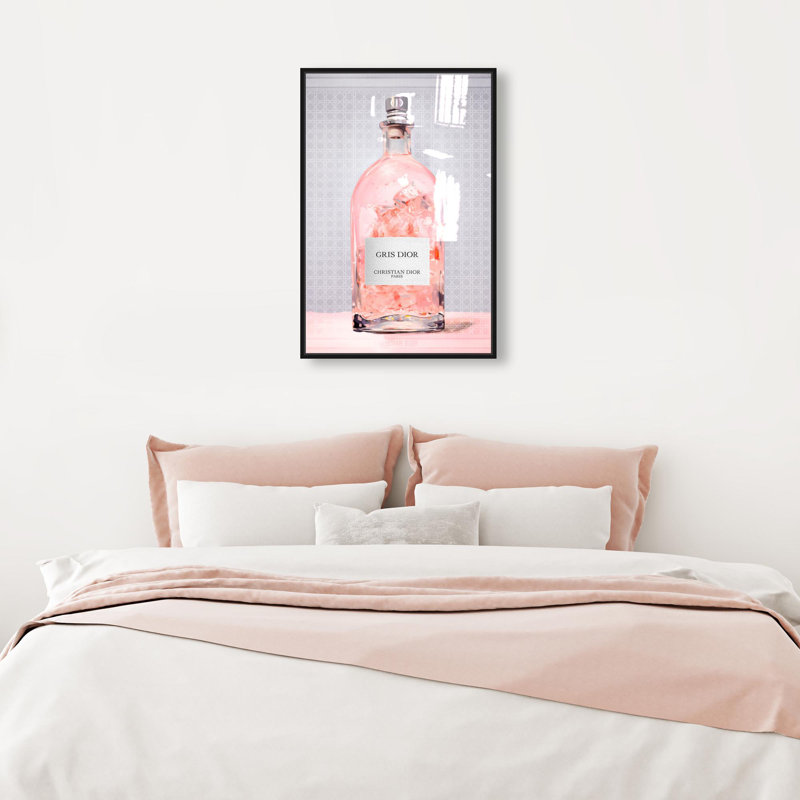 Oliver Gal Parisian Summer Cooler Fashion and Glam - Hand-Applied Glass Coat Framed Canvas Art, Silver, 24" H x 16" W