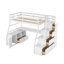 Lit mezzanine simple avec bureau intégré-556139016