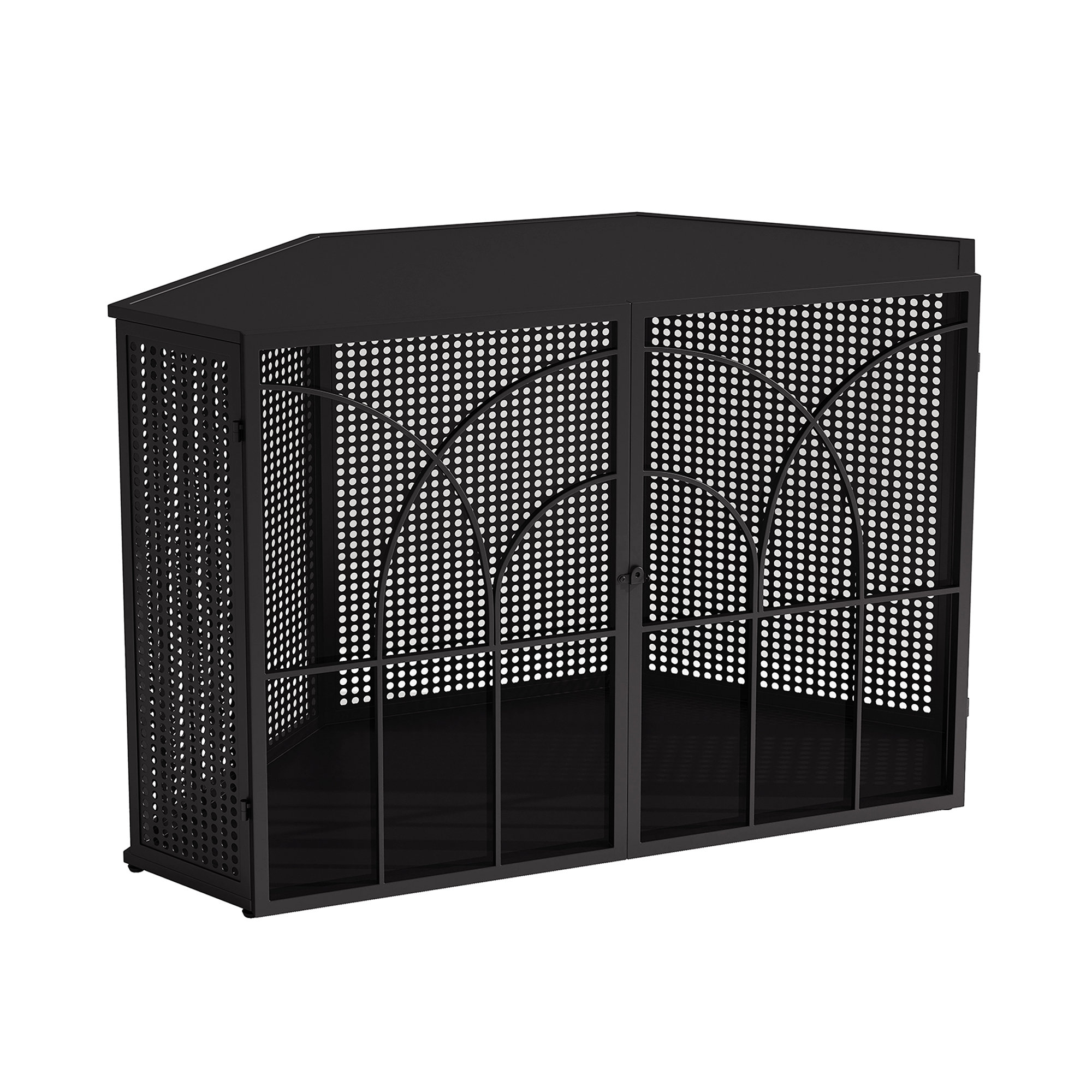 Glass dog crate sale