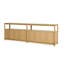 Open Plan Low Bookcase with Storage-836359043-836359068