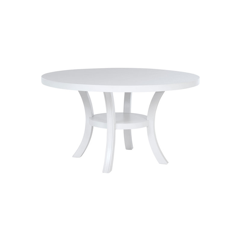 54.4" W Modern Classics Dining Table, White