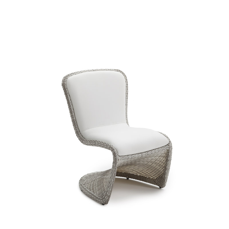 Chaise d'appoint de patio avec coussin