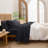 BESTOUCH Sheet Set 100% Washed Cotton Linen Feel Lightweight-115162028-115162037