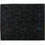 Tapis bleu en laine fait à la main 7 pi 10 po x 10 pi Modern