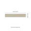Plancher de vinyle rigide de luxe Woodbay ivoire grillé 7 po x 48 po 5MM 20MIL-131520255