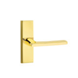 Helios Flat Passage (Hall & Closet) Door Lever with Rectangle Rosette