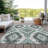 Machine Washable Indoor/Outdoor Xhevrie Seafoam Rug-534893893