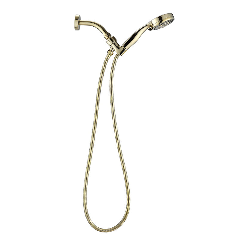 Handheld Shower Head With Hose High Pressure Shower Heads, Gold