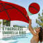  Parasol d'extérieur 7,5 pi, parasol de patio et manivelle à bouton-poussoir en métal 7,5 pi-1155890992