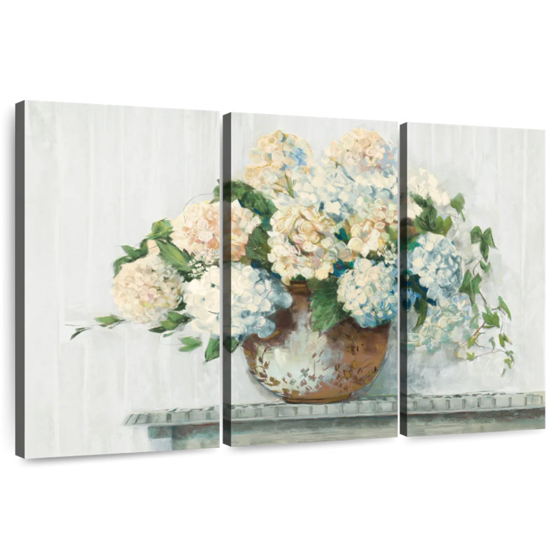 Harnek blanc hortensia blanc, H 32 po x l 50 po