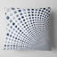 Mosaïque de carrés bleus - coussin imprimé abstrait-29603990-29603993