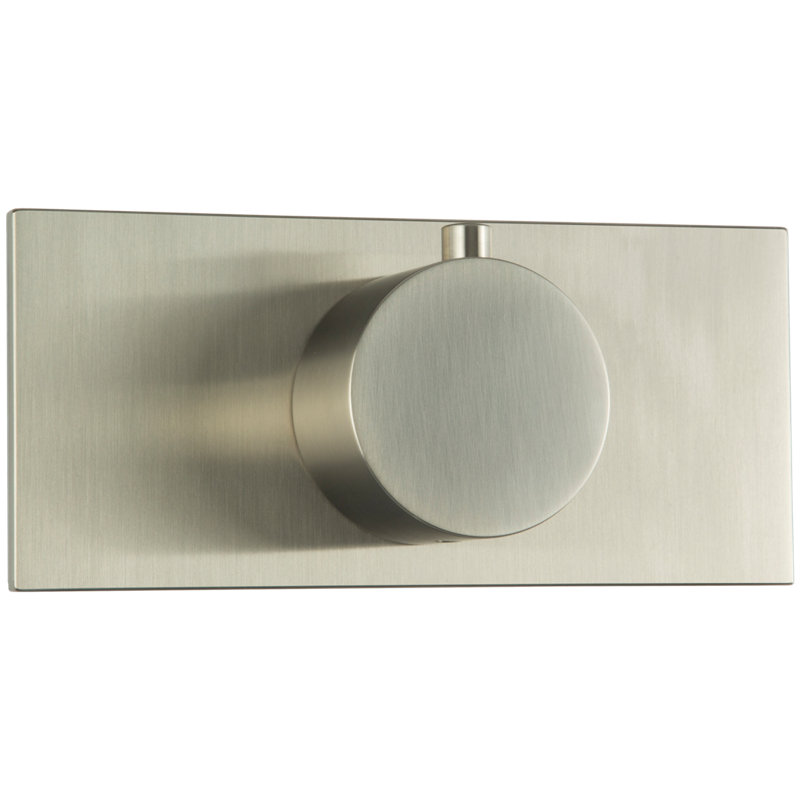 Ensemble de garniture de valve thermostatique, boîte aux lettres + boîte aux lettres, Nickel brossé