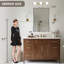 Miroir de salle de bain Contemporary Cadre en acier inoxydable-274352945-279147727
