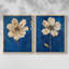 FLORAL Series LXVII - reproduction encadrée de qualité supérieure - prête à être accrochée - aucun clou requis - aucun clou requis-954978865-954978866