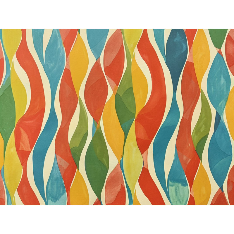 Enye Abstract Shower Curtain, 83" H x 70" W