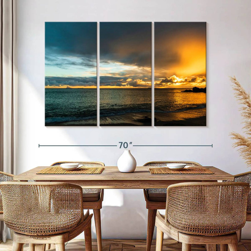Gillard Sunset At Shell Beach, 42" H x 65" W