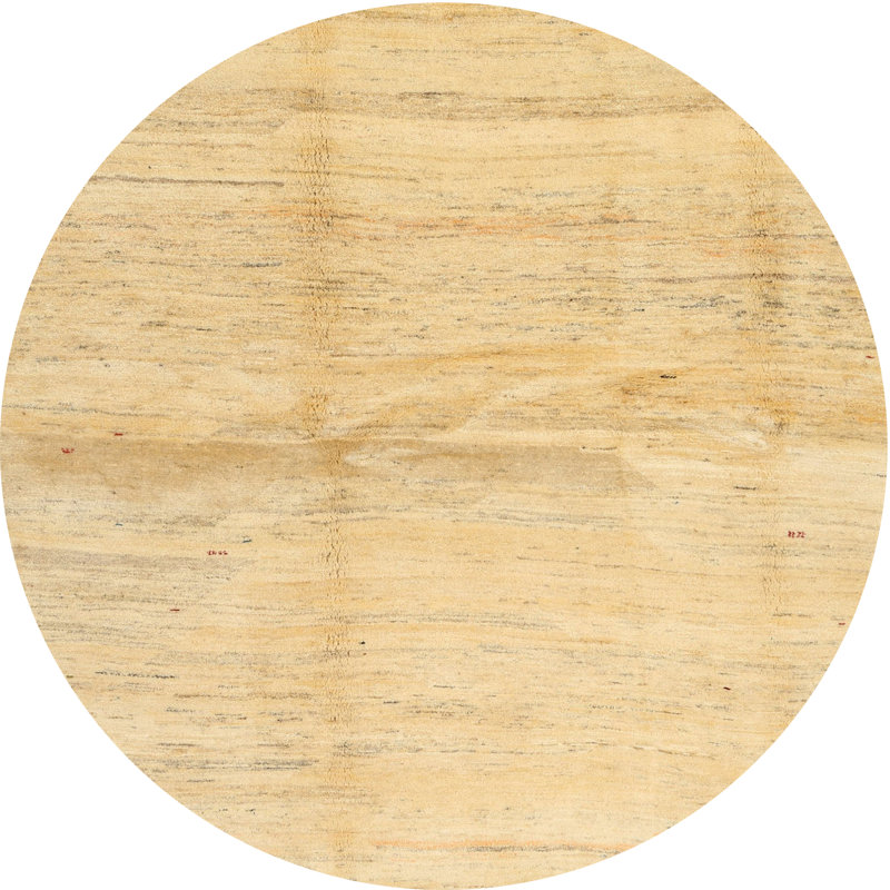 Tapis brun/gris zone contemporaine, Rond 8 pi