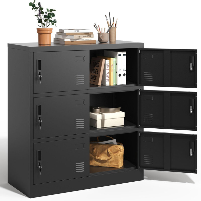 Lauralea 35.5'' Wide Storage Cabinet, Black