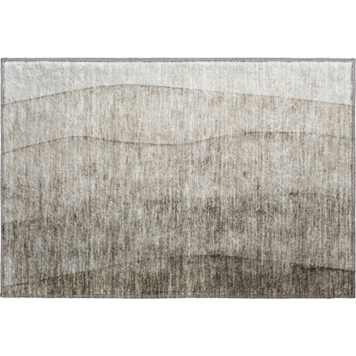 Premium Machine Washable Prisco Taupe Rug