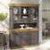 August Grove Kelly Display Cabinet & Reviews | Wayfair.co.uk