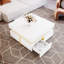 Pedestal Coffee Table with Storage