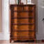 Armoire d'appoint cerisier massif et bois manufacturé