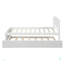 Lit plateforme simple avec lit gigogne