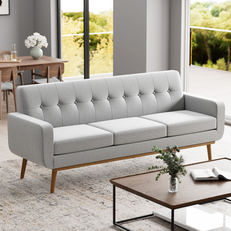 Analeah 79.9" W  Track Arm Sofa, Gray