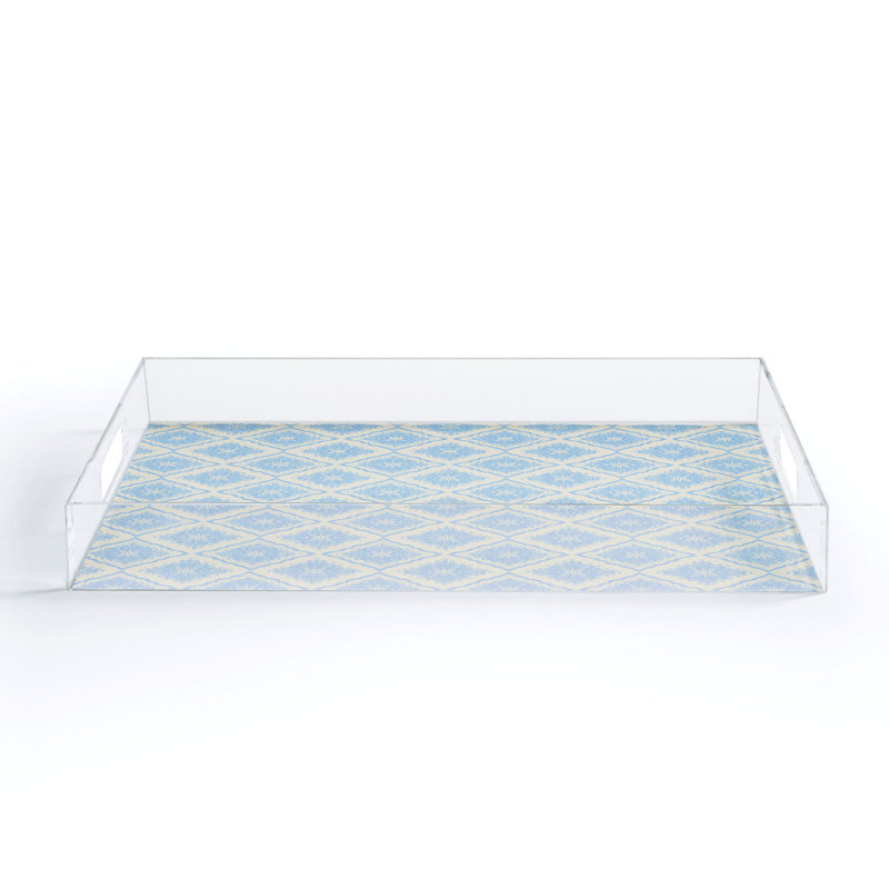 Taraji Plastic / Acrylic Tray, 6" H x 8" W x 1" D