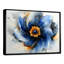 Ikbale aqua spirale de pivoine fleurie - art moderne abstrait pivoine-795420303-795420297-795420298