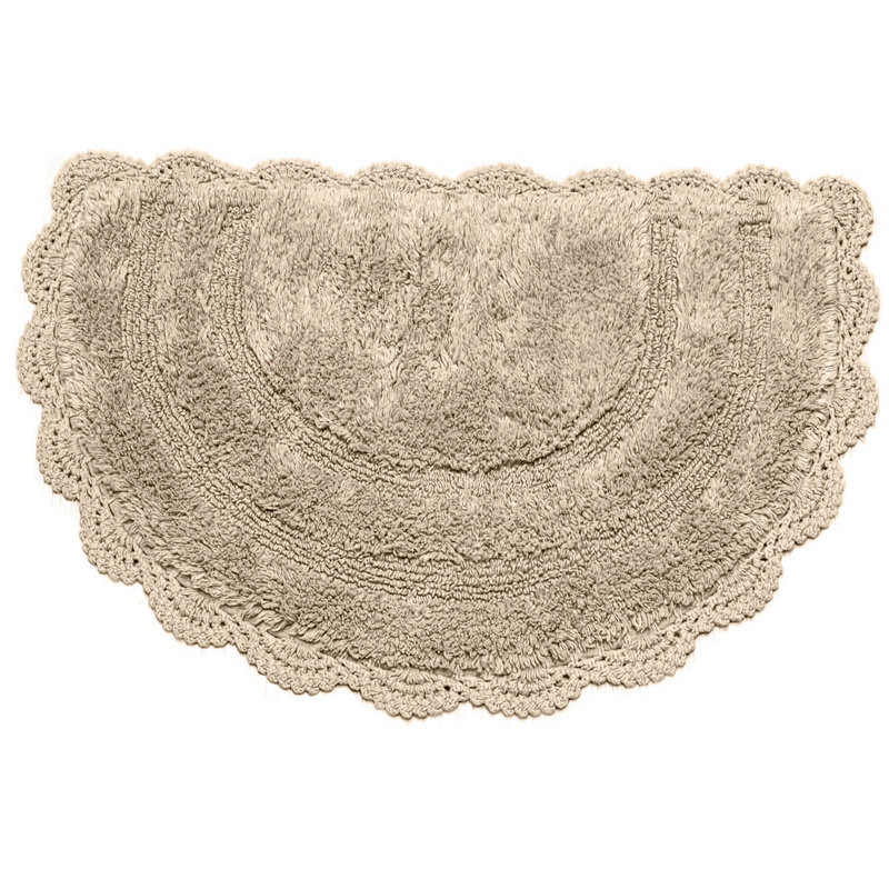Tapis pour salle de bain Crouseville, Beige