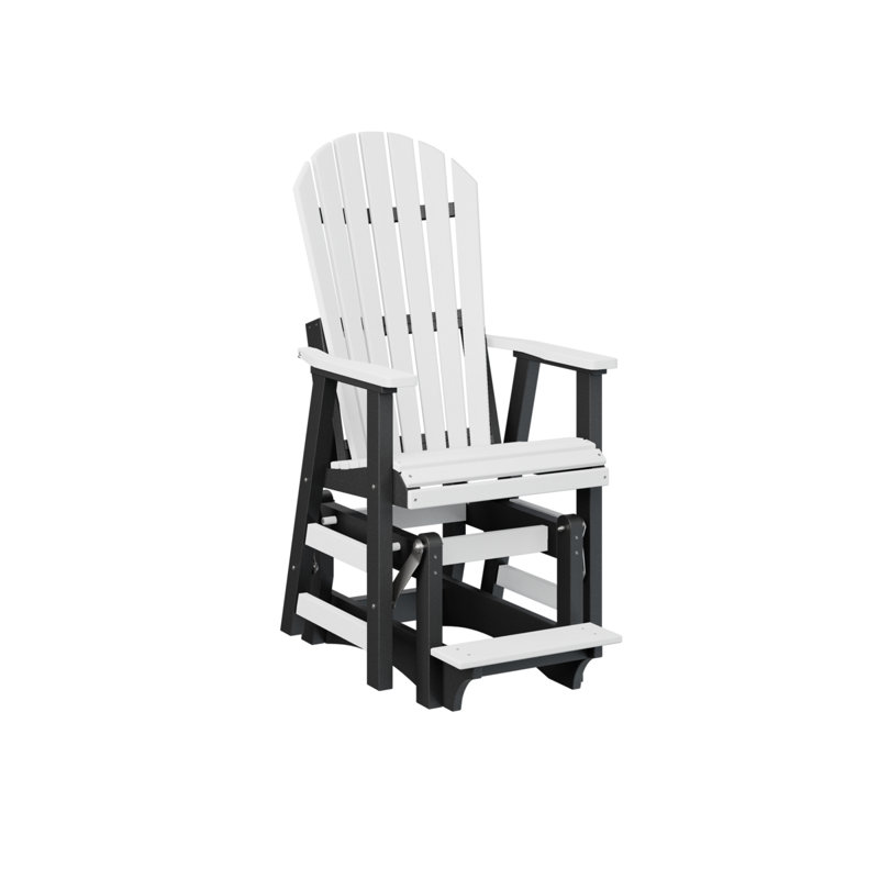 Fauteuil coulissant simple berlinois berlinois, Plateau blanc / base noire