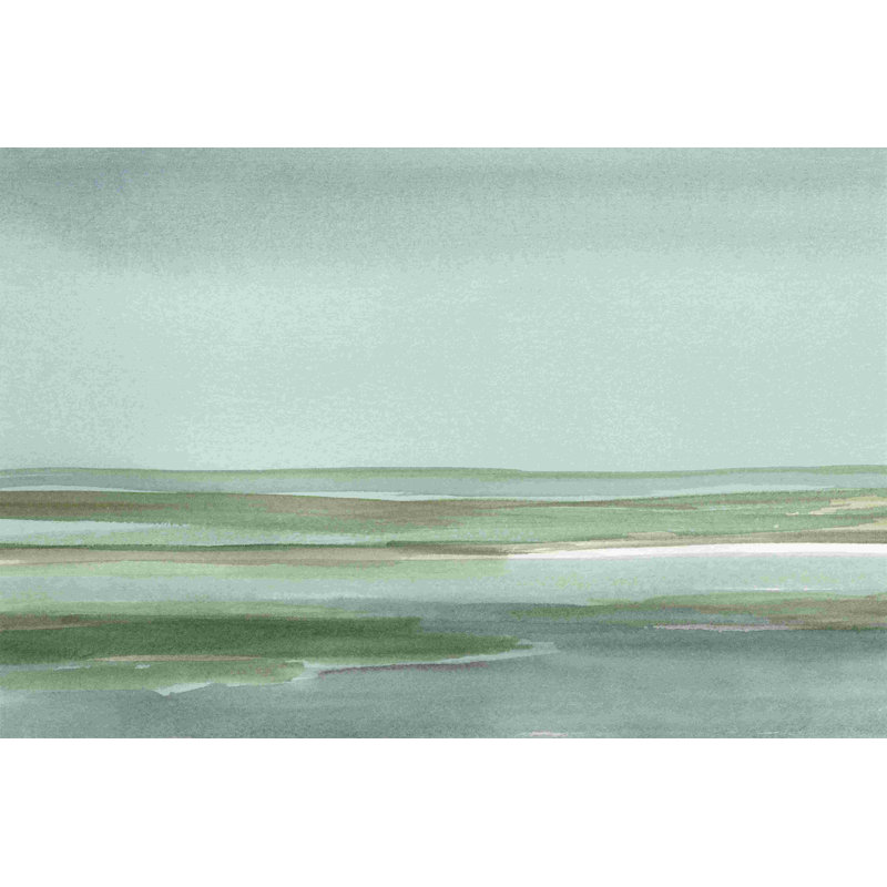 «Aqua Reflections I» par Ethan Harper - reproduction d'art sur toile tendue, L 30 po x H 20 po