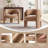 Velvet Upholstered Barrel Dining Armchair-2012395944